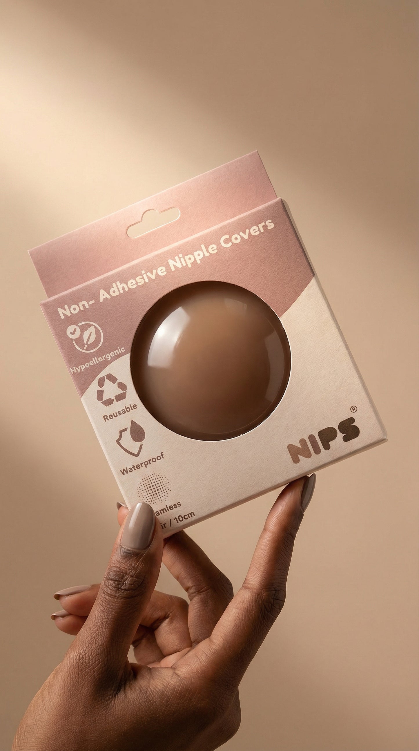 NIPS Non-Adhesive Nipple covers (10cm)