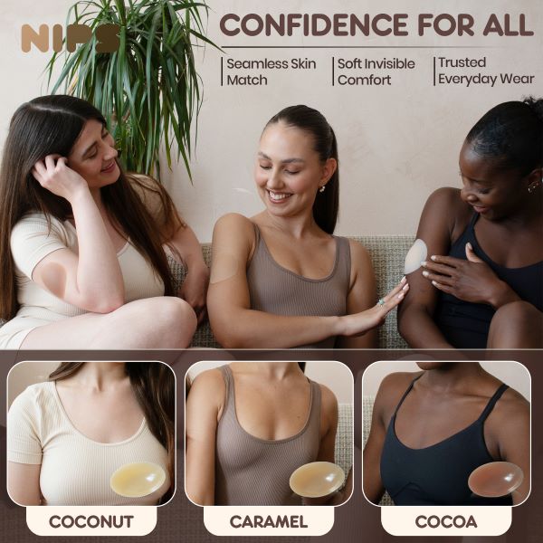 NIPS Non-Adhesive Nipple covers (8cm)