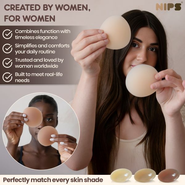 NIPS Non-Adhesive Nipple covers (8cm)