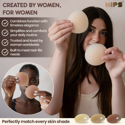 NIPS Non-Adhesive Nipple covers (8cm)