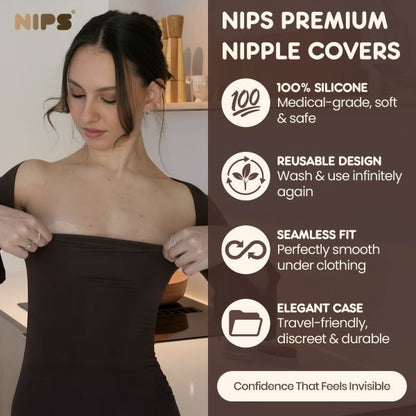 NIPS Non-Adhesive Nipple covers (8cm)